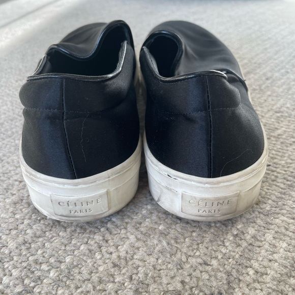 Celine Black Satin Slip-on - Picture 6 of 7